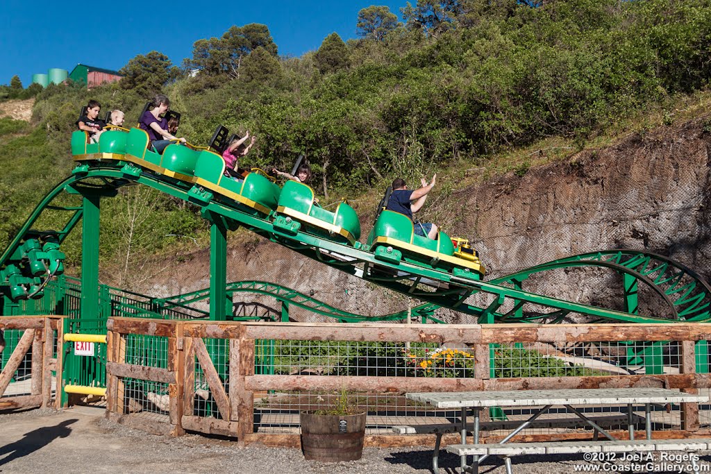 Wild West Express roller coaster, Гленвуд-Спрингс