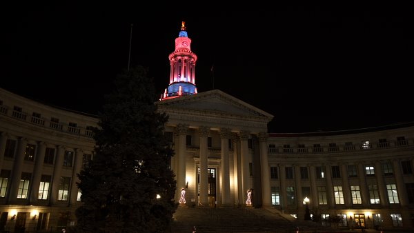 Denver Courthouse at Night, Денвер
