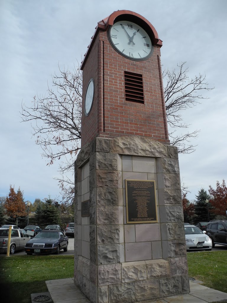 clock, Light Rail Station, Littleton, Colorado, Литтлетон