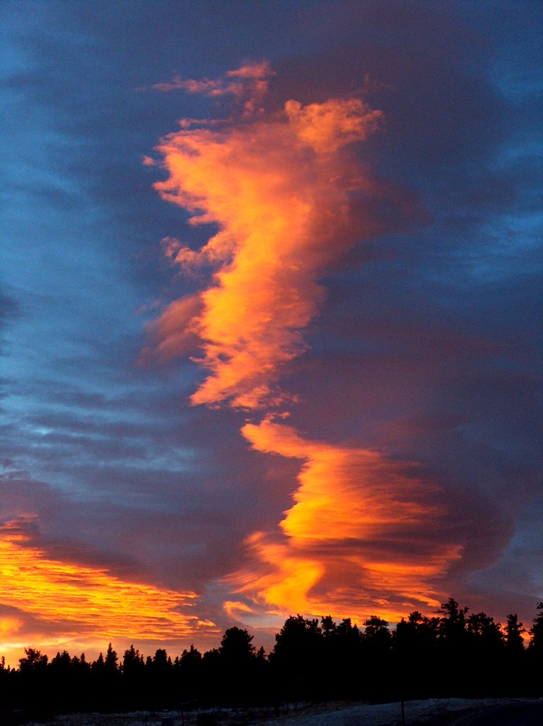 Sunrise from the east side of Longs Peak, Rocky Mountain National Park, Colorado, Нанн