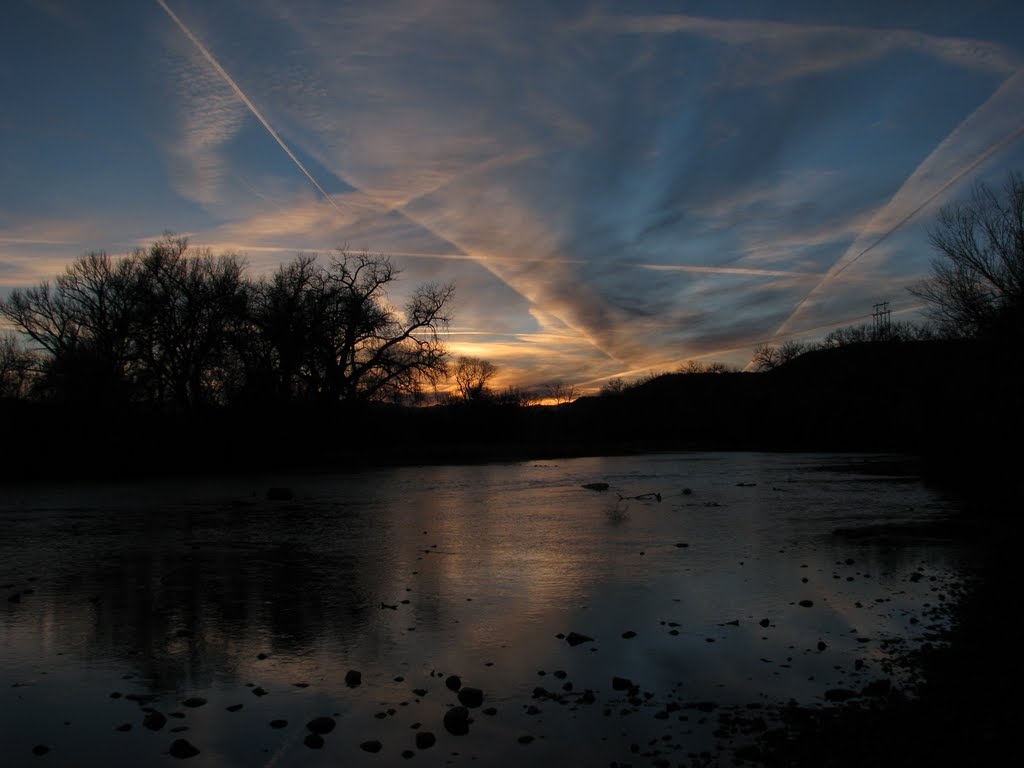 Sunset on the Arkansas River, Пуэбло