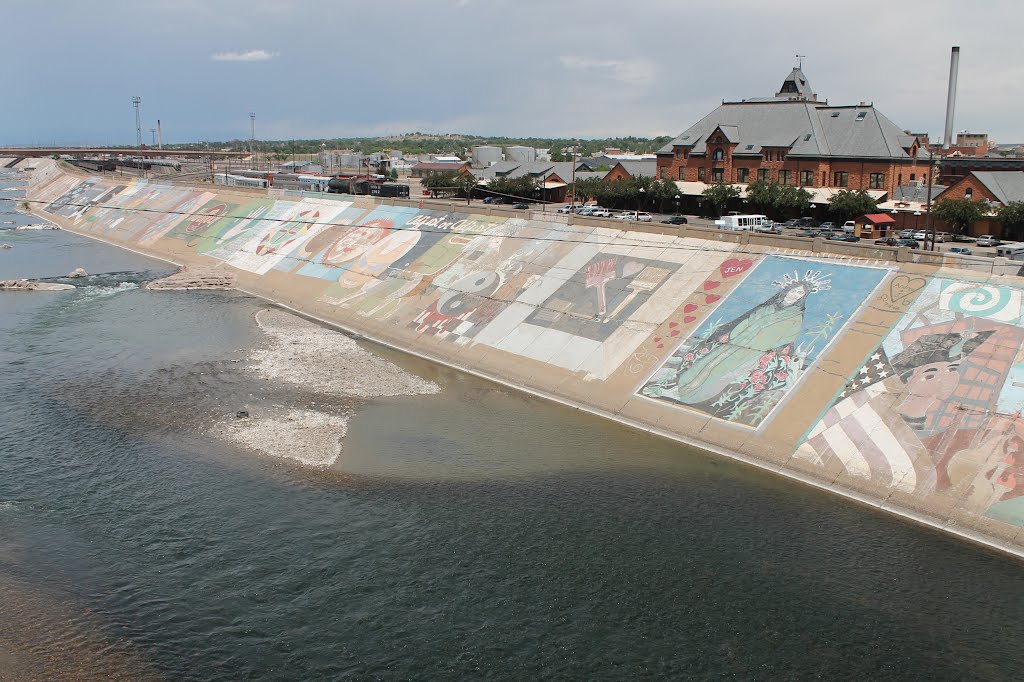 Part of the longest Mural in the World, Пуэбло