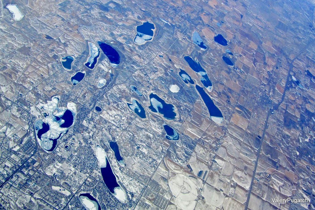 Lakes of Colorado, Aerial View, Форт-Коллинс