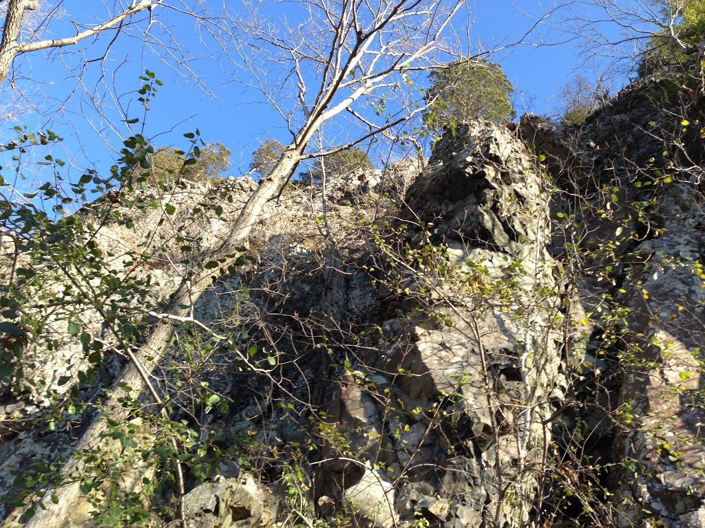 Views from Below Talcott Mountain Cliffs, 11222012, Фармингтон