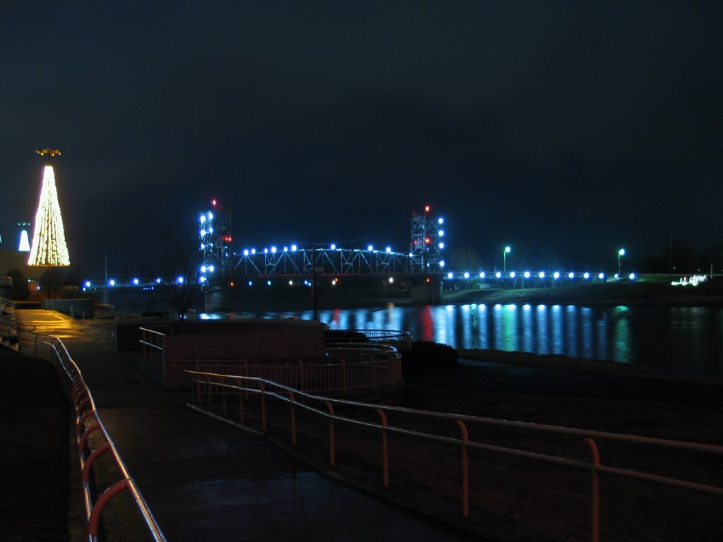 Main Street Bridge at Night, Александрия