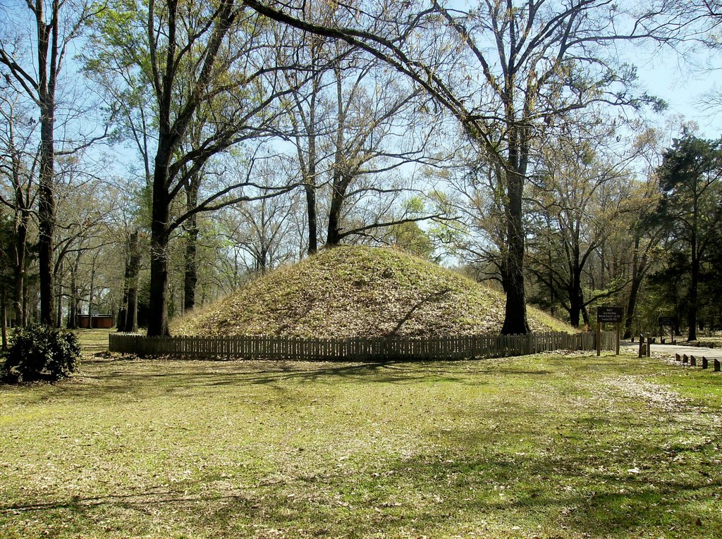 Conical Burial Mound, Marksville Mounds, Marksville, Avoyelles Parish, Louisiana, Клейтон