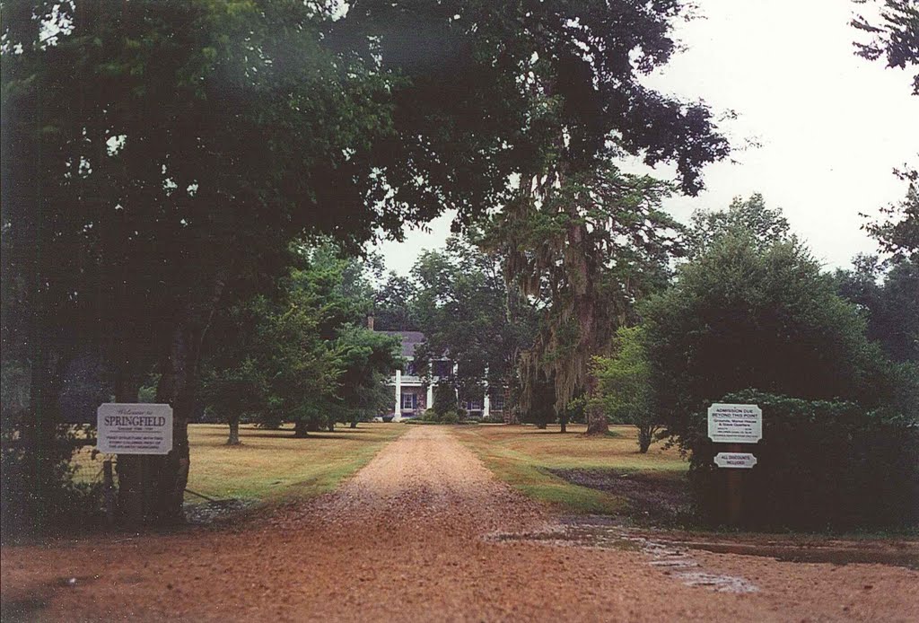 1786 Springfield Plantation, Andrew Jackson was married here in 1791 (8-8-2000), Клейтон