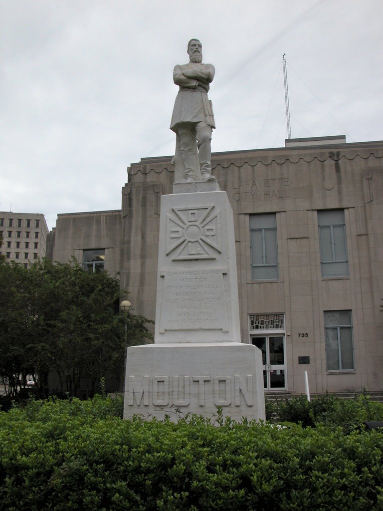 General Alfred Mouton Monument, Corner of Jefferson & Lee Streets, Lafayette, Louisiana, Лафайетт