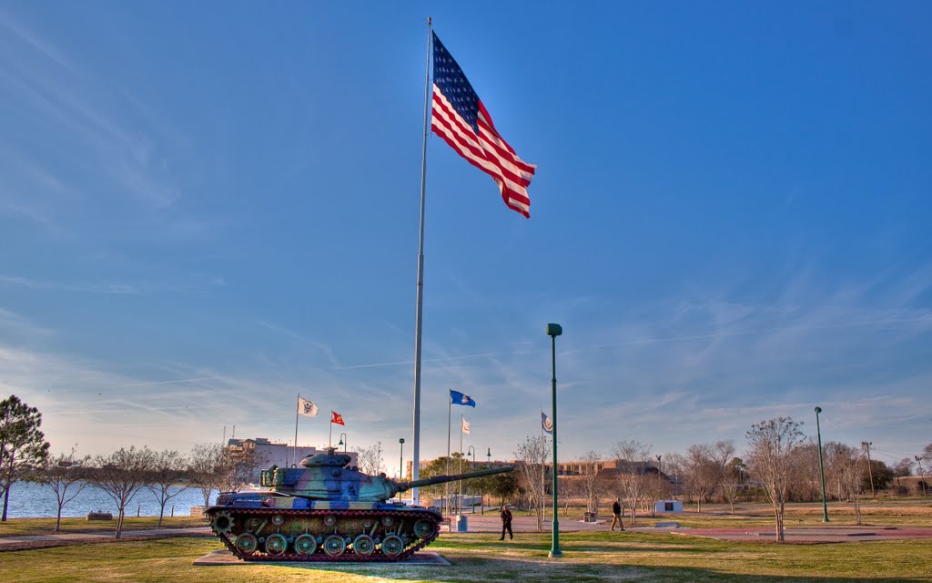 Veterans Memorial in Lake Charles, Лейк-Чарльз