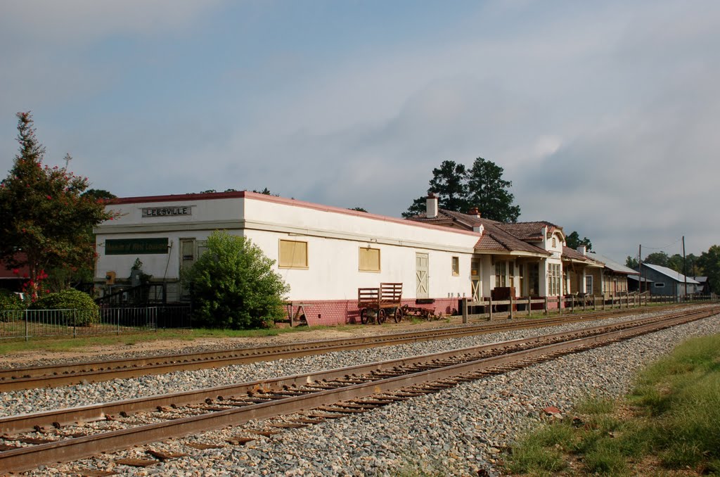 Former Kansas City Southern Railway Station at Leesville, LA, Лисвилл