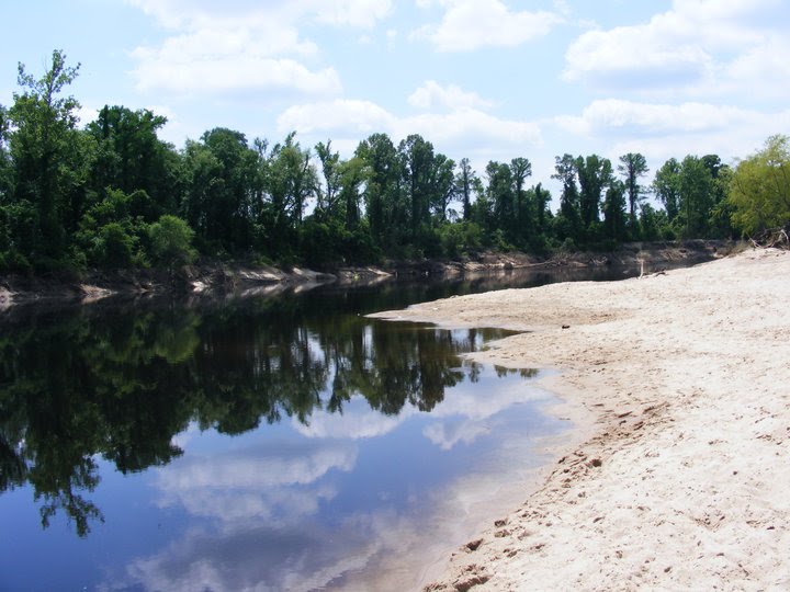 Sabine river at Bon Wier, Texas (Texas Louisiana stateline), Мерривилл