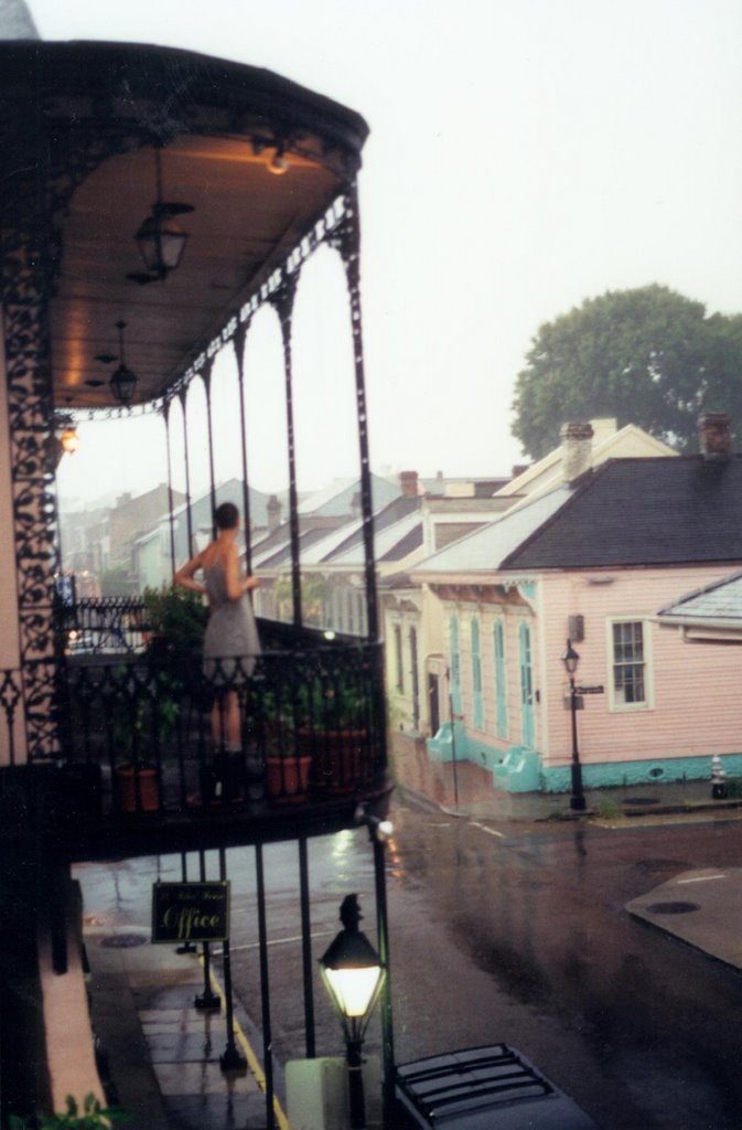 rainy morning, French Quarter, New Orleans (8-2000), Новый Орлеан