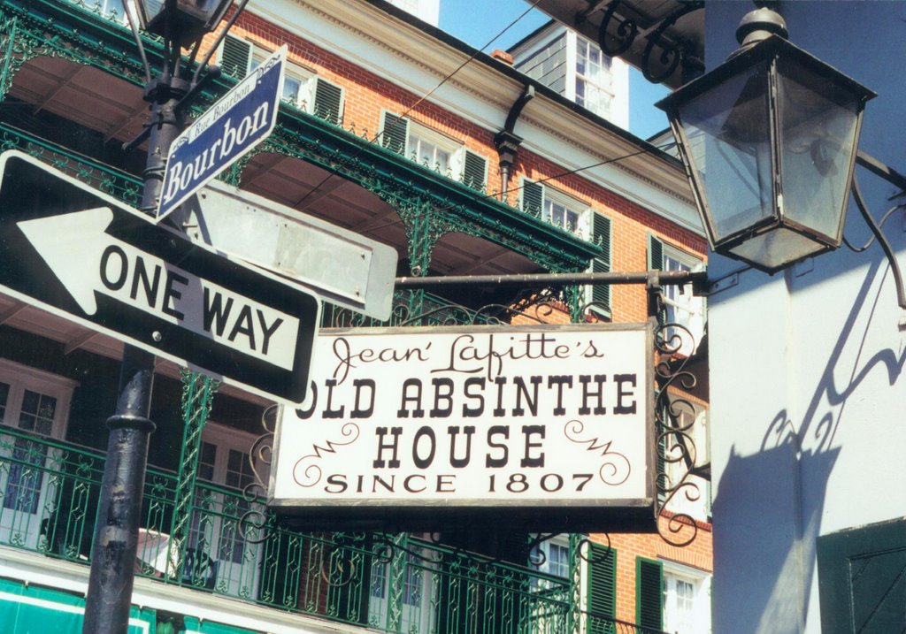 Signs, French Quarter, New Orleans (8-2000), Новый Орлеан