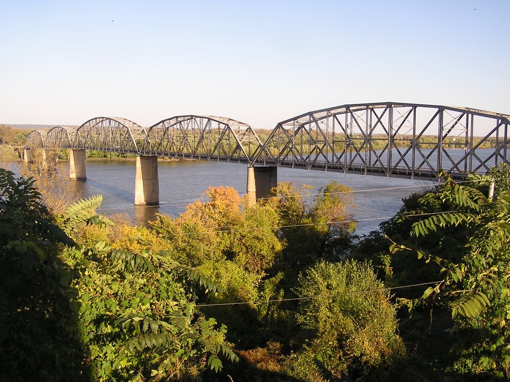 Champ Clark Bridge, Louisiana MO, Скотландвилл