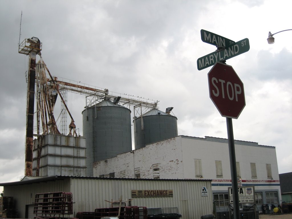 MFA grain bins, Louisiana, MO - 09/06/2007, Хэйнесвилл