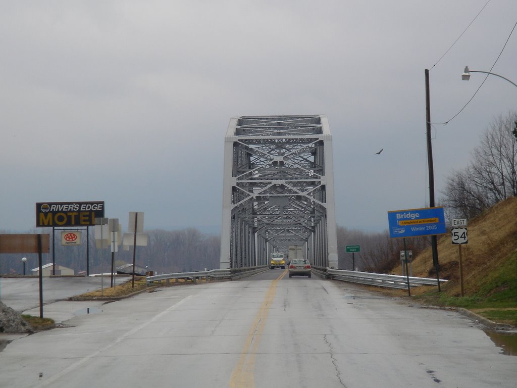 US 54 Bridge at the Mississippi River, Хэйнесвилл