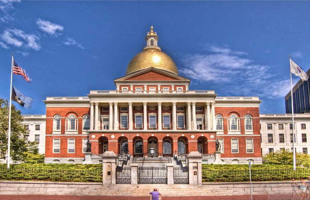 The Massachusetts State House, Бостон