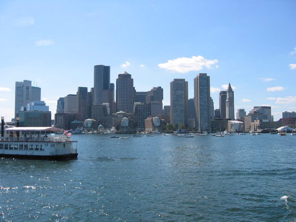 Boston Harbor & Skyline, Бостон