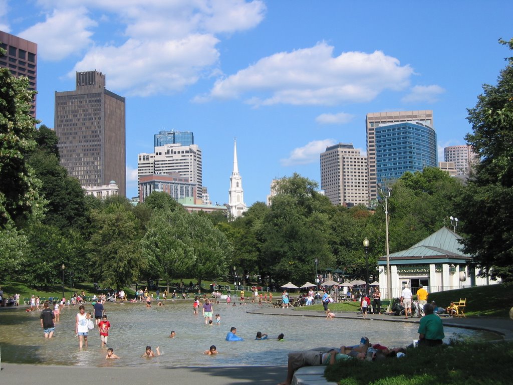 Boston Common - Frog Pond, Boston, Бостон