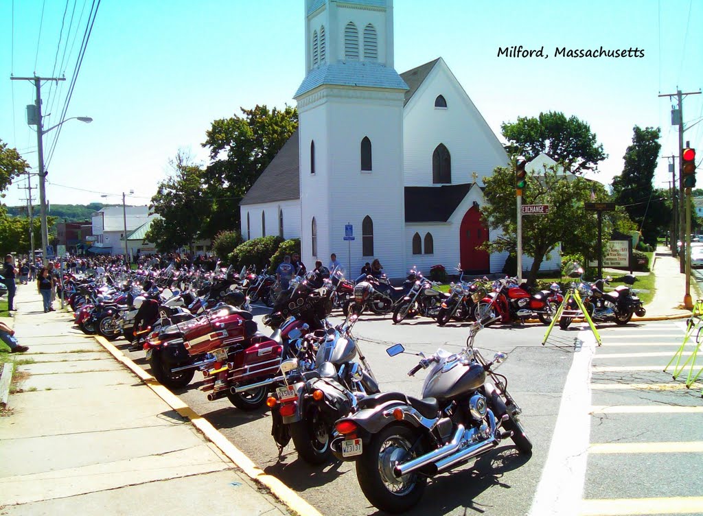Bikes in Milford, Боурн