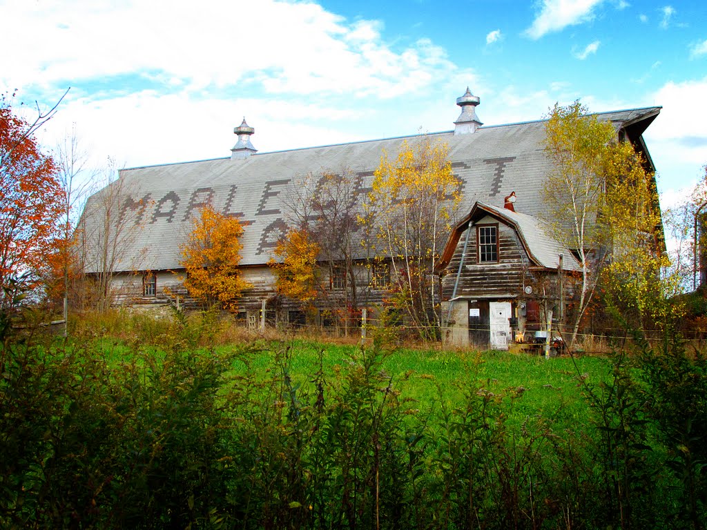 Maple Crest Farm barn, Rt. 169, Woodstock, CT, Дадли