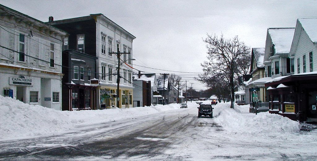 W Union St. after the storm, 2003, Ист-Бриджуотер
