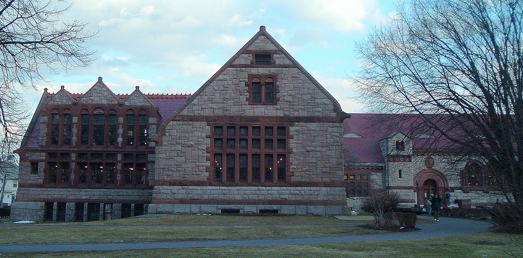 Thomas Crane Public Library (side view), Куинси