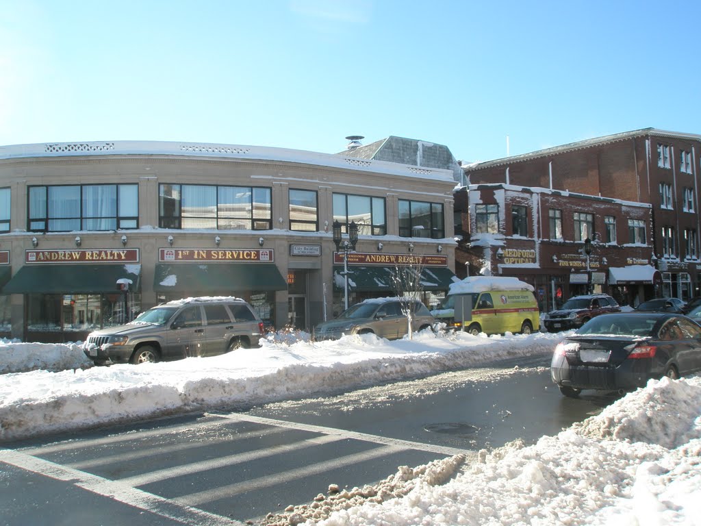 Medford Square, noreaster 2011, Медфорд
