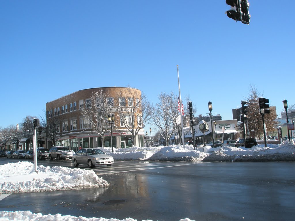 Medford, noreaster 2011, square, Медфорд