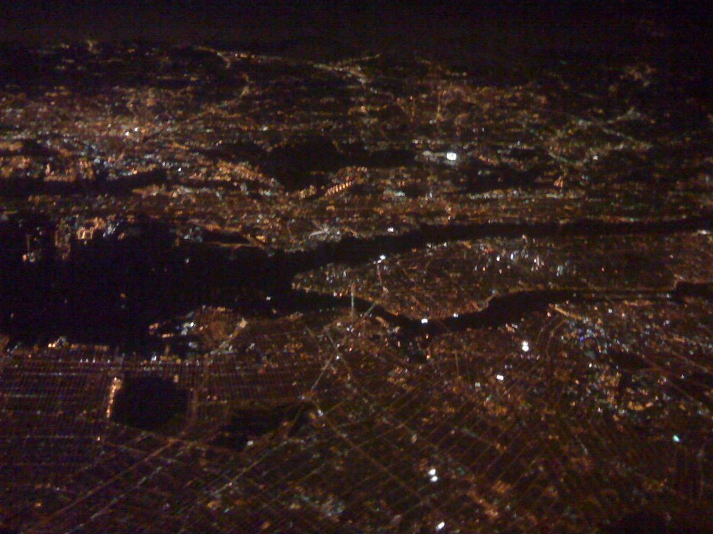 Looking Down Boston From Air plane, Милтон