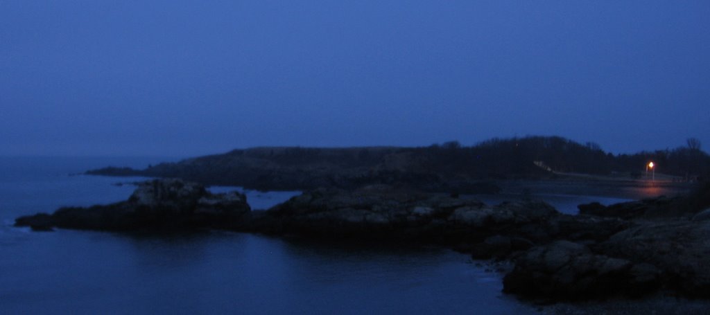 East Point in Nahant before sunrise, Нахант