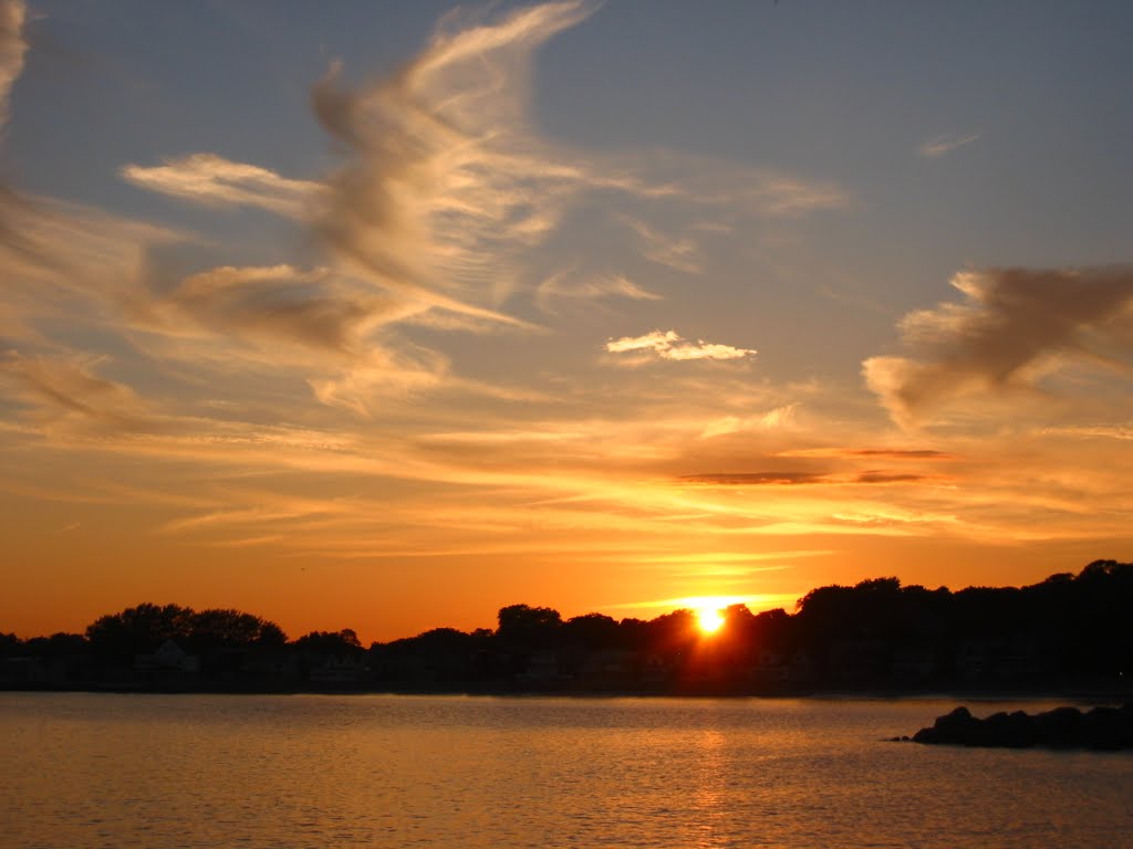 Sunset in Nahant, Нахант