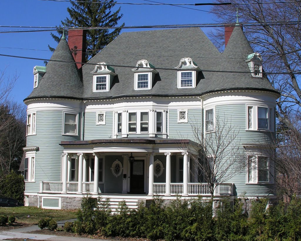 Newtonville Colonial Revival, 1890s-1910, Ньютон