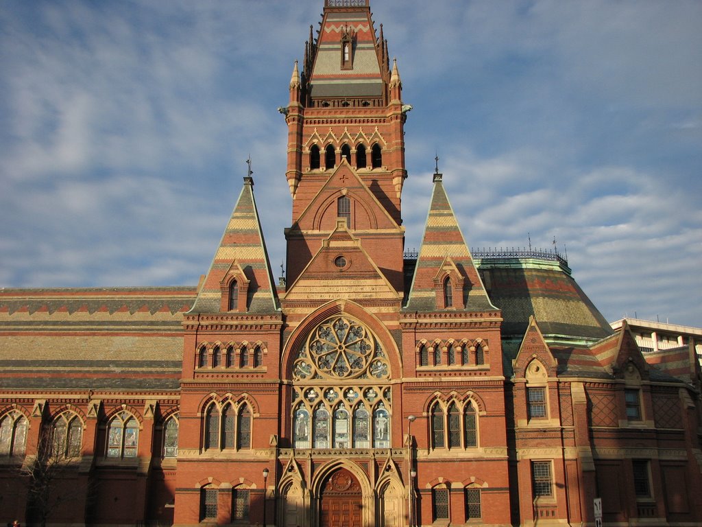 View to Memorial Hall of Harvard University, Сомервилл