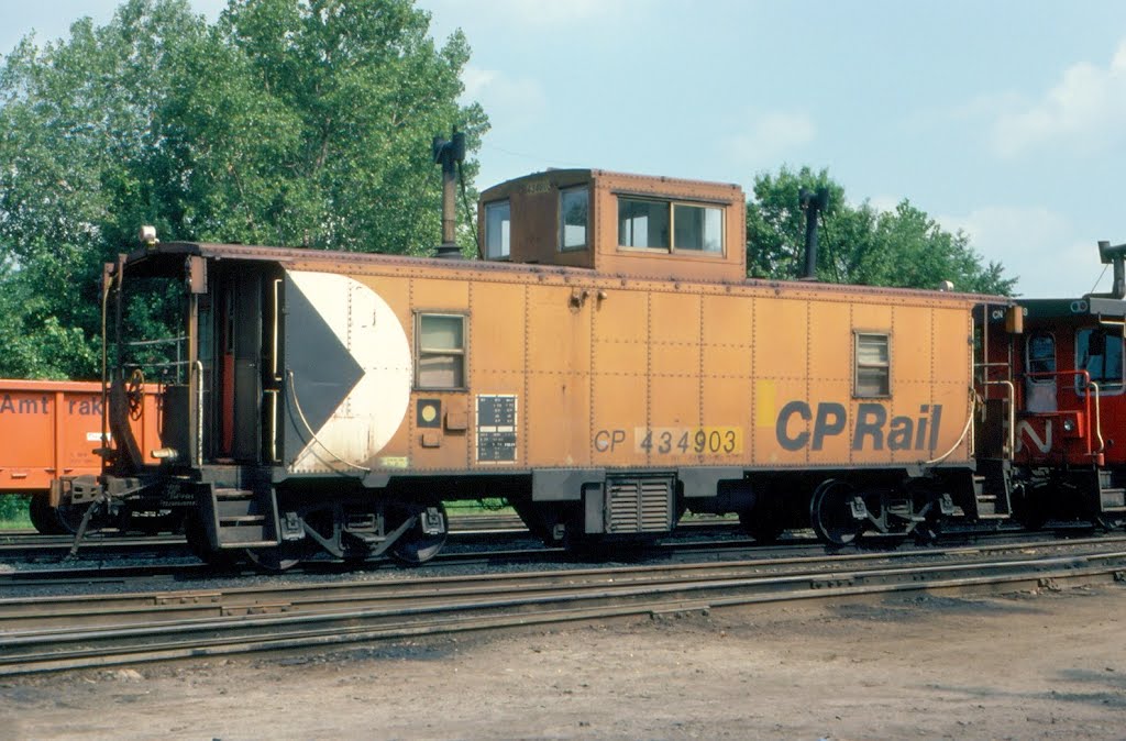 CP Rail, Canadian Pacific Limited, Caboose No. 434903 at Springfield, MA, Спрингфилд