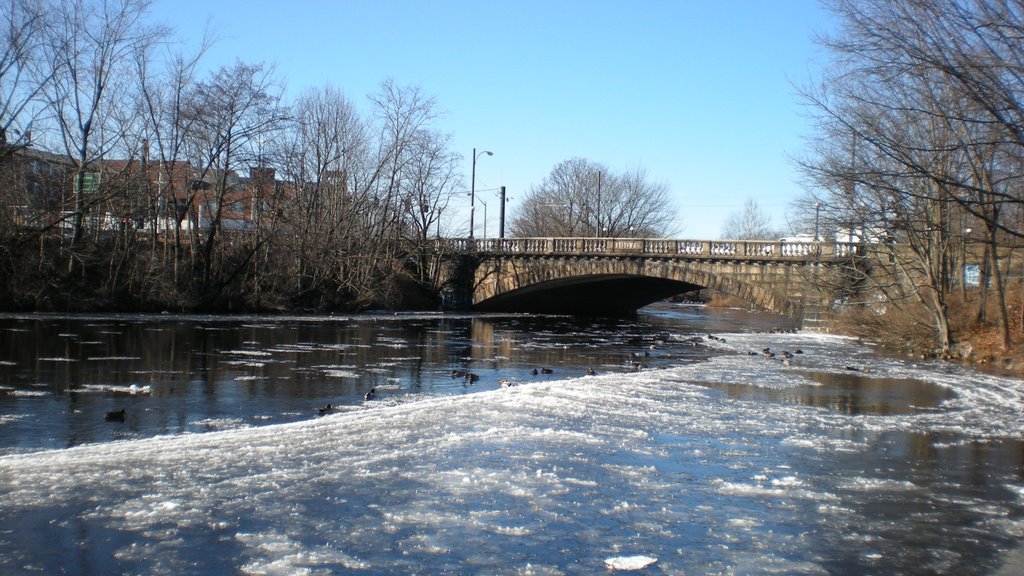 The Galen Street Bridge over the Charles River - 27-Dec-2009, Уотертаун