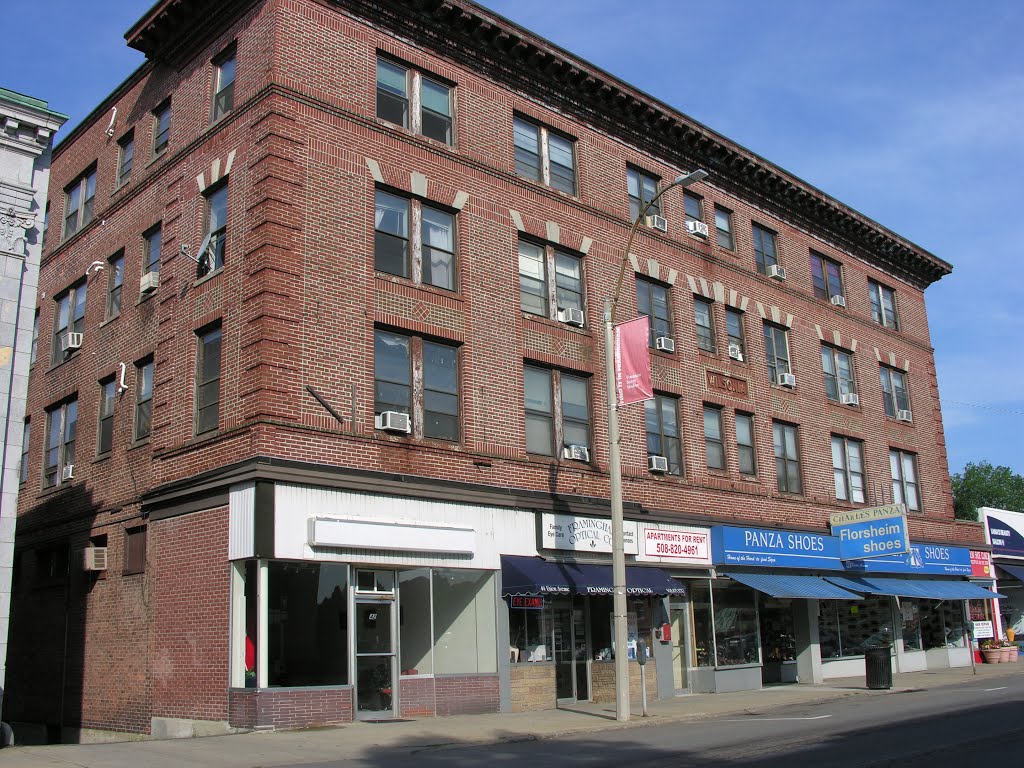 Wilsonia Building, Union Ave., Downtown Framingham (built early 1900s), Фрамингам