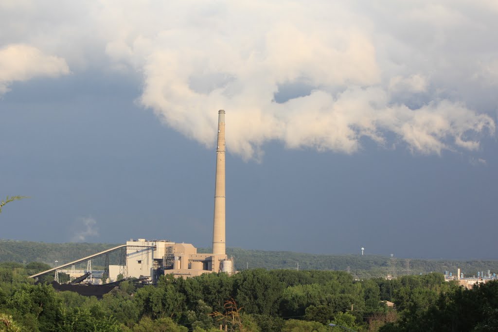 A coal fired powerplant in the St Croix Valley, Бейпорт