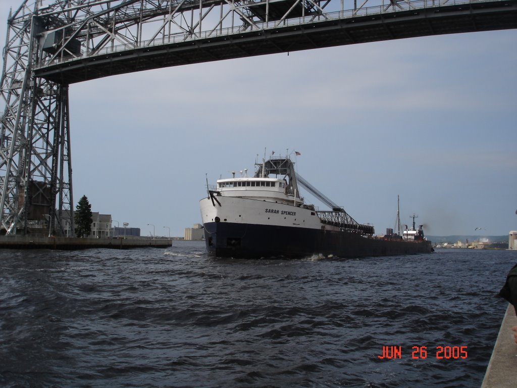 Duluth Lift Bridge Cargo Ship, Дулут