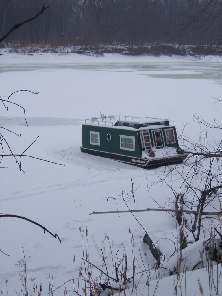 No boating til ice out!, Мендота
