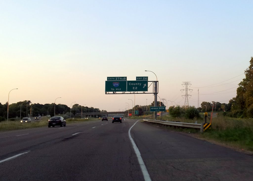 Interstate 35W - New Brighton, MN, Нью-Брайтон