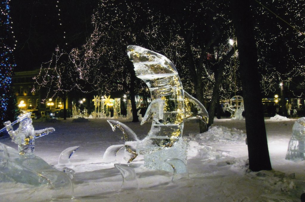 Ice Fishing St Paul Winter Carnival Ice Carving 5th Place, Сант-Пол