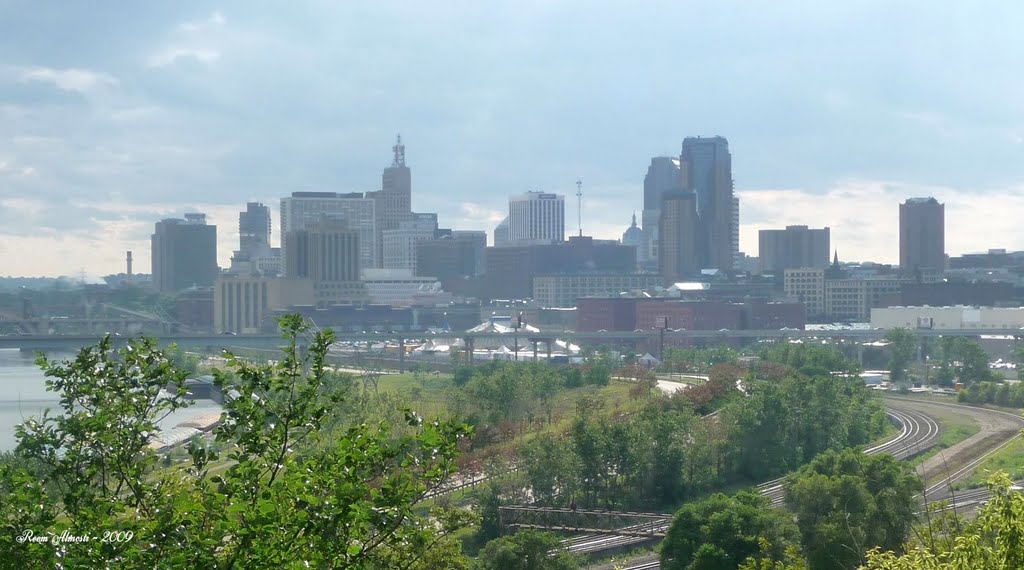 a view of downtown saint paul from mounds park, saint paul, Сант-Пол
