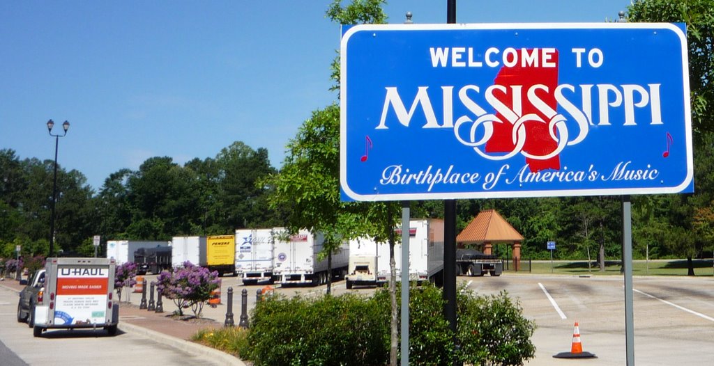 Welcome to Mississippi, I20 - Lauderdale, Mississippi., Бэй Спрингс