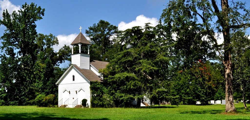 Saint Marks Episcopal Church at Boligee, AL (built 1854, listed on the Alabama Register of Landmarks and Heritage), Вест Поинт