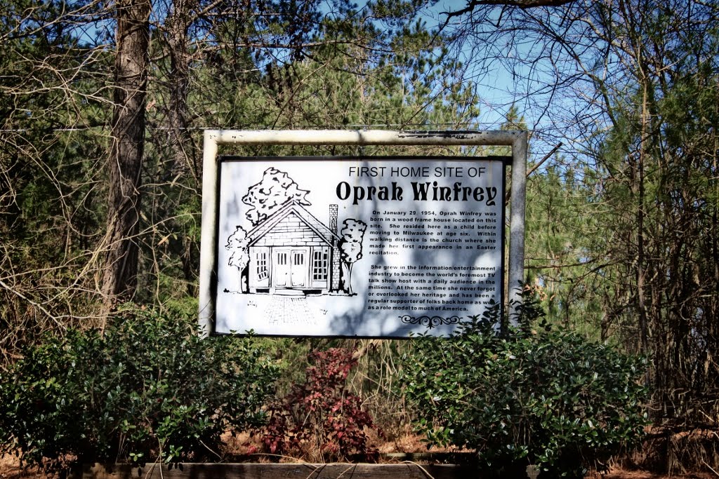 First Home Site of Oprah Winfrey, Глендора