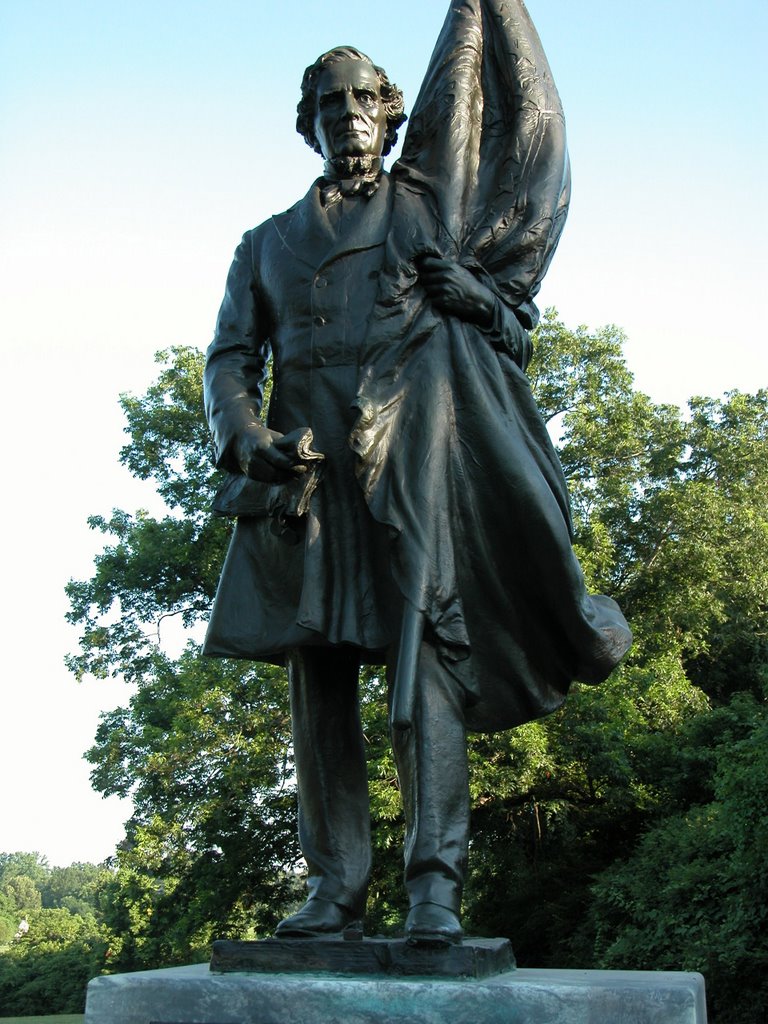 President Jefferson Davis Portrait Statue, Vicksburg National Military Park, Mississippi, Кингс
