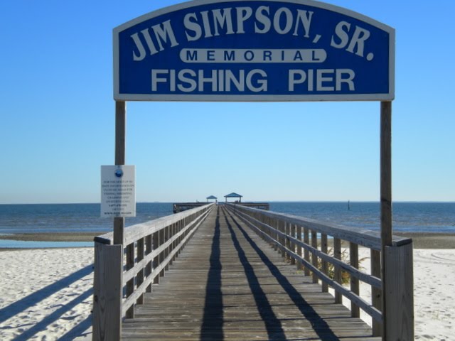 Jim Simpson Sr., Pier --Long Beach, MS--, Лонг Бич