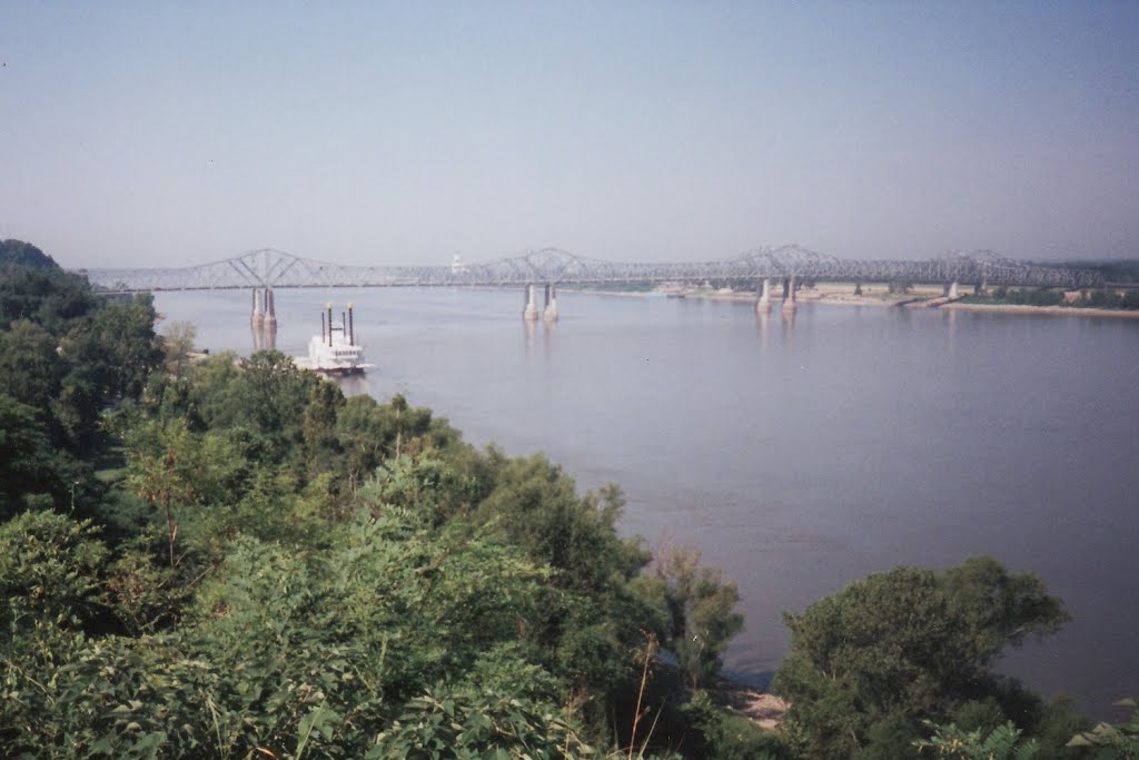 Mississippi River in Natchez, Mississippi, USA, Натчес