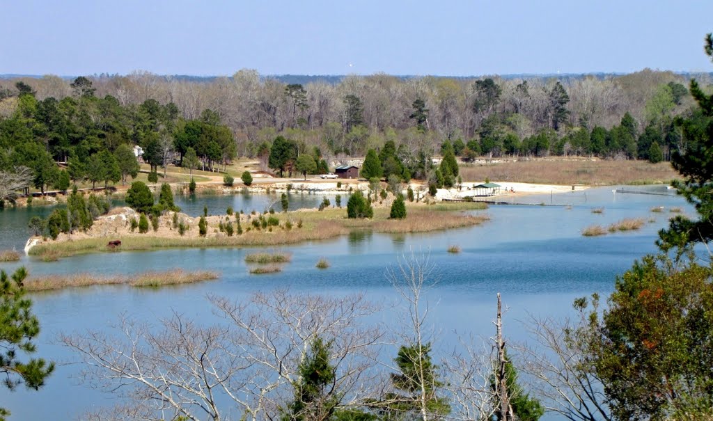 Lake & Beach at St. Stephens Historical Park (St. Stephens, AL), Хармони